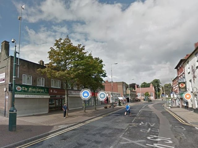 According to figures in June 2026, 10 crimes were reported on or near High Street, Hucknall. (Picture: Google Earth.)