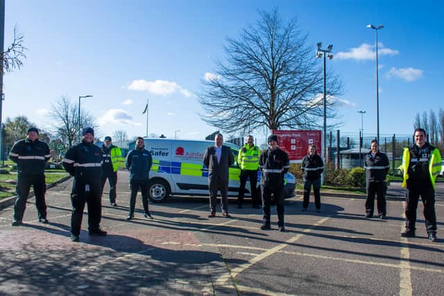 The new enforcement team helping to clean up Ashfield. Photo: Ashfield District Council.