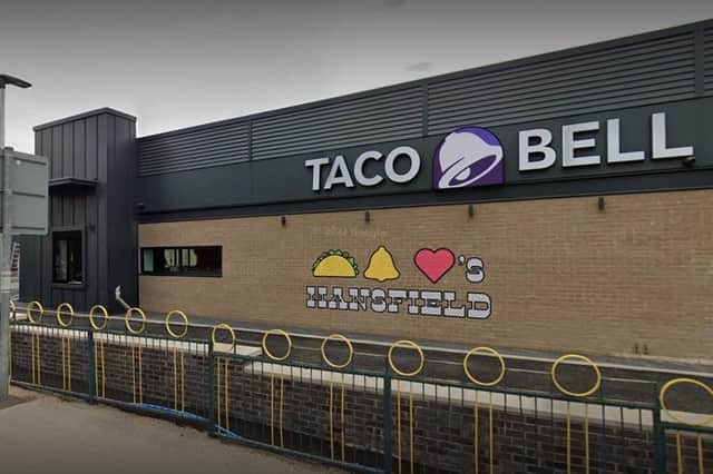Restaurants, cafes, pubs and takeaways across the area have been given new food hygiene ratings. Image: Taco Bell, Mansfield.