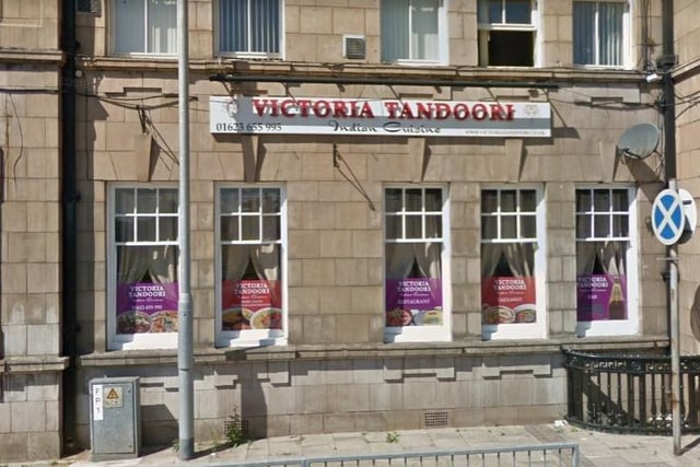 In joint first place, we have Victoria Tandoori in Mansfield.