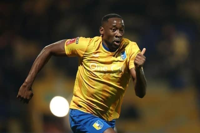 Lucas Akins of Mansfield Town. (Photo by George Wood/Getty Images)