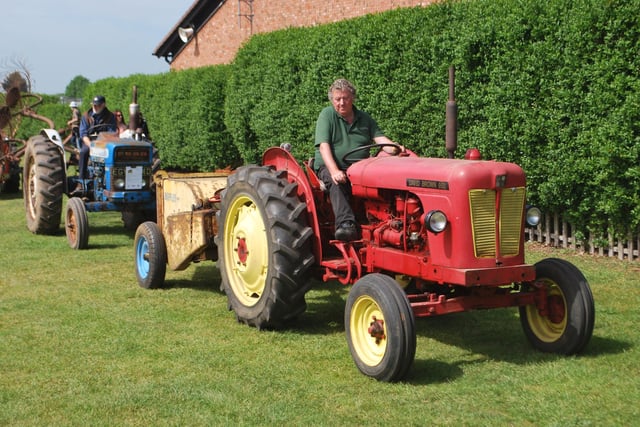 Highlights of the event included a vintage tractor parade.