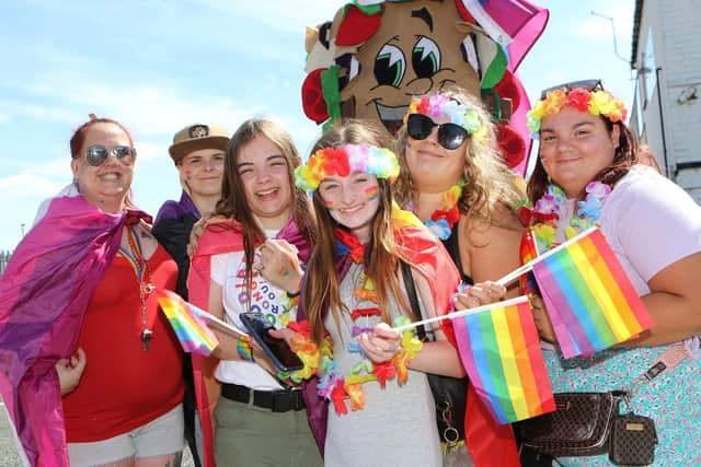 Residents attend Worksop Pride.
