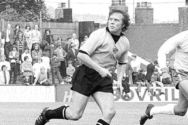 Some say Ken Wagstaff is the greatest player to ever wear the Mansfield Town Football Club, also known as "The Stags". Ken, now aged 82, is considered the best player of Mansfield Town FC in the club's history. Wagstaff scored 93 goals for the Stags in the early to mid 1960s. Wagstaff was known for his quickness of foot and thought, as well as his balance and strength. Other notable players include Harry Johnson and Sandy Pate.