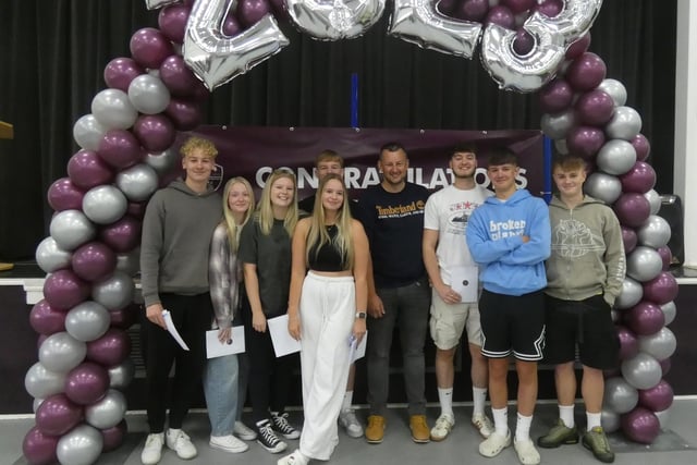 Pupils at the Garibaldi School celebrated top results this morning.