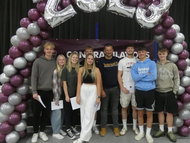 Pupils at the Garibaldi School celebrated top results this morning.