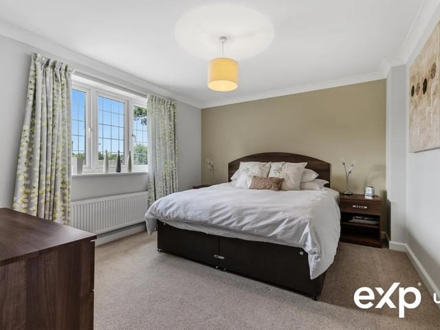 One of five bedrooms in the property, perfect for a growing family or hosting guests