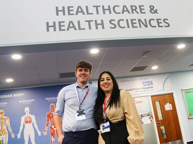 Ashton Hopley (left) and Chloe Holmes (right) from Caremark Home Care and Live In Care