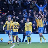 Stags go ahead during the Sky Bet League 1 match against Stockport County FC at the One Call Stadium, 20 Dec 2025, Photo credit Chris & Jeanette Holloway / The Bigger Picture.media