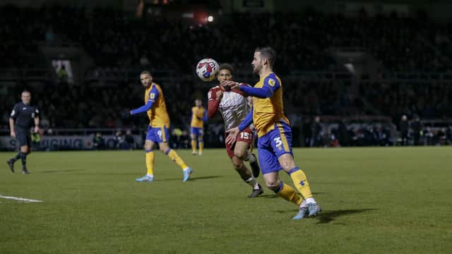 Mansfield Town missed the chance to move into the play-off places.