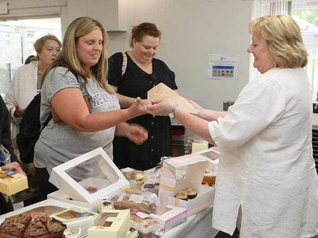 The cake stall is always among the most popular attractions at any summer fair.