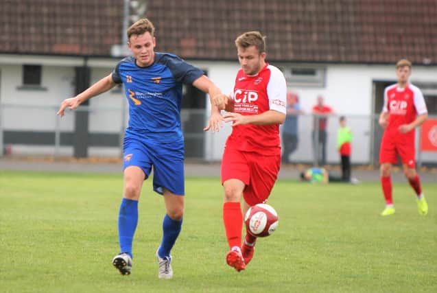 Liam Marsden during his previous spell at AFC Mansfield.