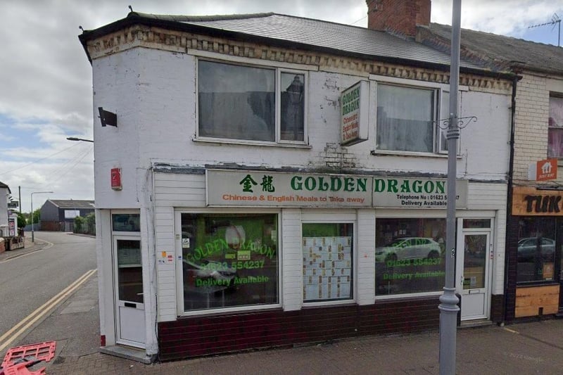 Golden Dragon, Outram Street; Sutton, was rated five on November 29.