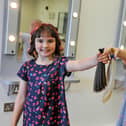 Grace Gibson and Isabelle Freezer after their haircuts. Photos: Louise Brimble