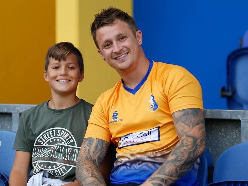 Stags fans before the 1-1 draw with Rochdale.