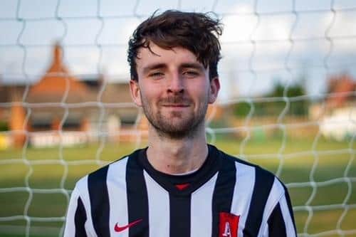 Marcus Beddoe. Photo: Clipstone FC.