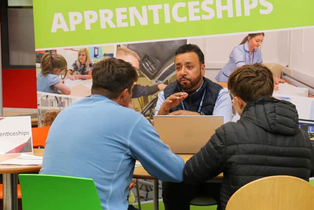 Flashback to last year’s staff recruitment event at the college.