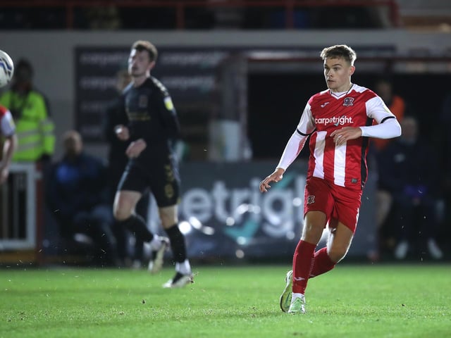 Mar 26, (H) Stevenage; Apr 2, (A) Newport County; Apr 9, (A) Carlisle United; Apr 15, (H) Colchester United; Apr 18, (A) Tranmere Rovers; Apr 23, (H) Rochdale; Apr 26, (H) Barrow; Apr 30, (A) Northampton Town; May 7, (H) Port Vale.