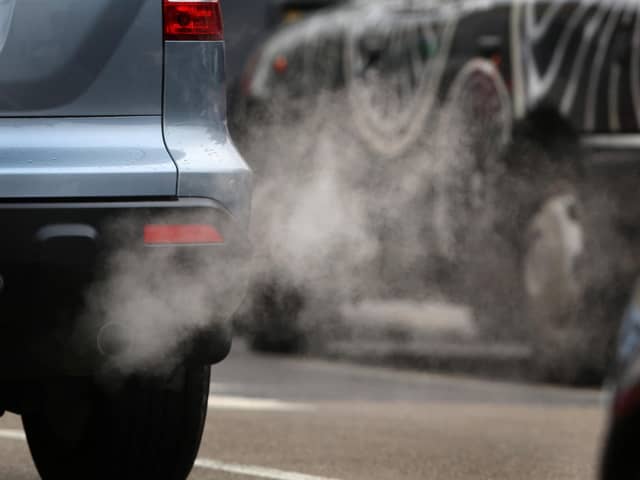 People in Mansfield were exposed to levels of air pollution close to breaking a safe limit recommended by the World Health Organisation (WHO), figures reveal.  (Photo by Peter Macdiarmid/Getty Images)
