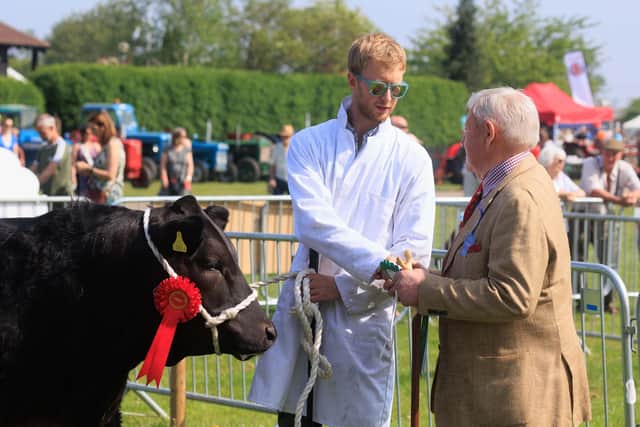 Ben Beckitt wins a rosette