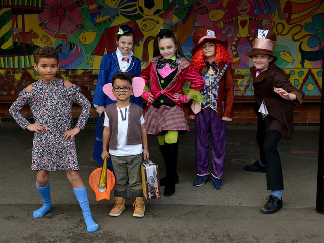World Book Day at Python Hill Primary School, Rainworth in 2018.