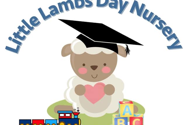 The logo of Little Lambs Day Nursery Ltd, which also has nurseries in Kirkby and Sutton