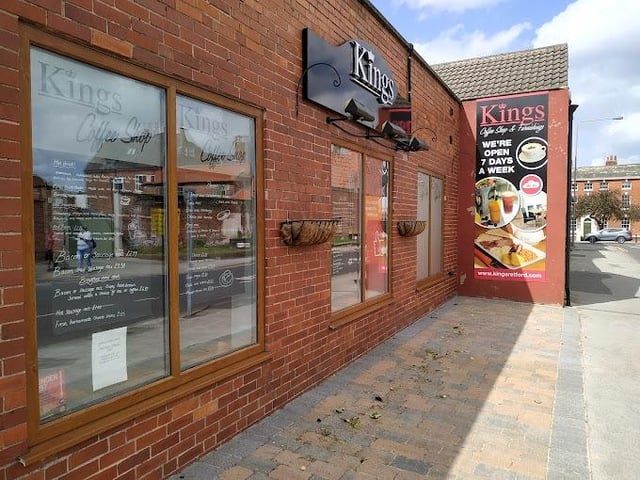 Kings Coffee Shop on Beardsalls Row, Retford, was rated five out of five on November 19