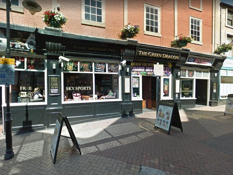 The Green Dragon was rated five by inspectors following an assessment on December 7.