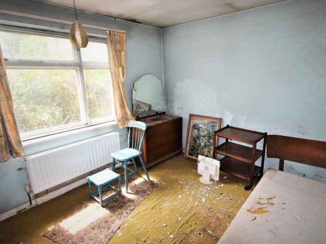 The second double bedroom at the Eastfield Side bungalow also boasts plenty of space. The window faces the back of the property.