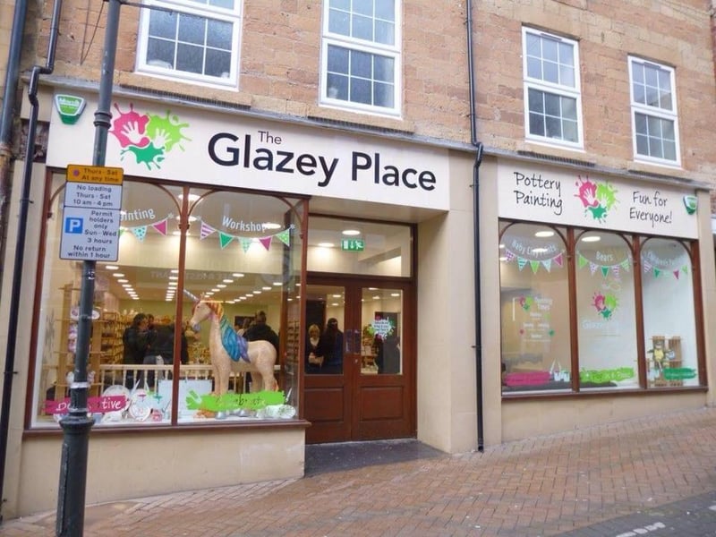 You can paint a pot in Mansfield town's pottery studio, The Glazey Place. The venue welcomes adults and children at 7-9 Leeming Street.