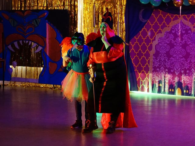 The villains received some boos from the crowd.