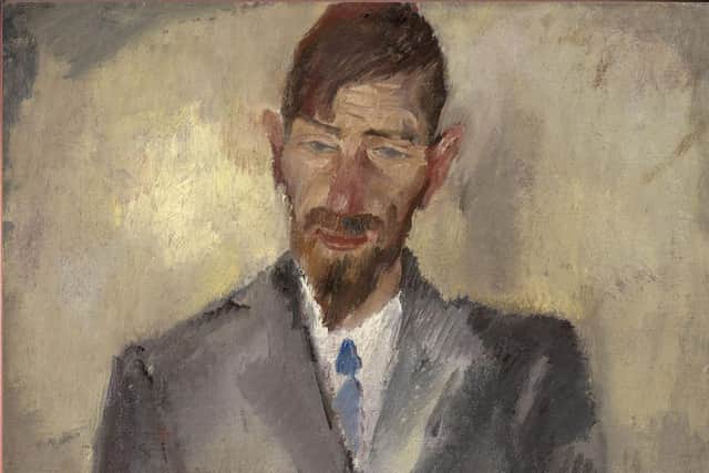 The last known portrait of DH Lawrence.