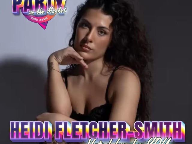 Heidi Fletcher-Smith, another local artist voted by residents to perform, will take to the stage at 1.45pm.