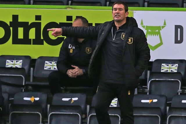 Nigel Clough is encouraged by the early signs at Mansfield Town.
