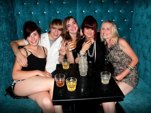 Enjoying a night out