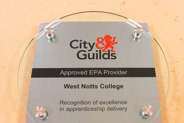 This acknowledges the college’s reputation as an excellent EPA centre.