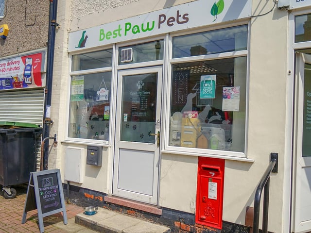You can find the Transpawmation dog grooming salon located inside the Best Paw Pets shop in Jacksdale.