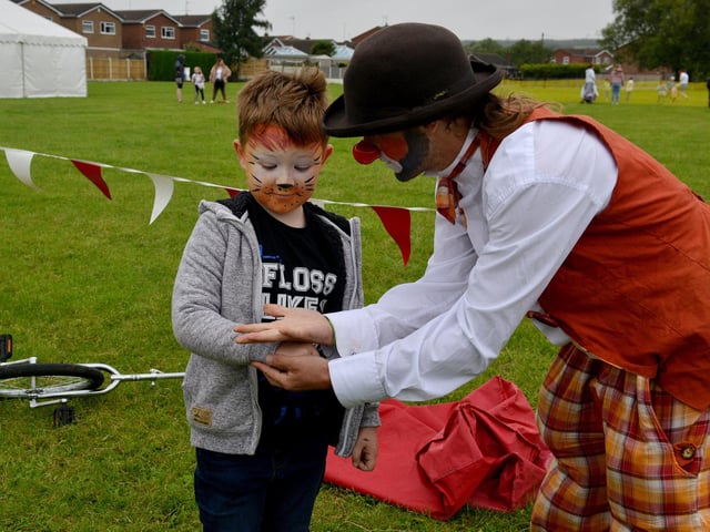 Summer Festival at Carr Lane Park, Warsop, Finnley Hollingsworth, six learns some magic