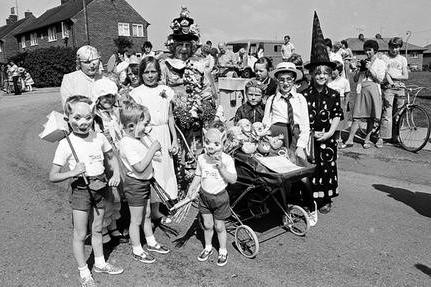 Fancy dress for Woodhouse Carnival in 1980.