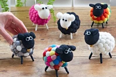 Felt Sheep Ornament £11.95