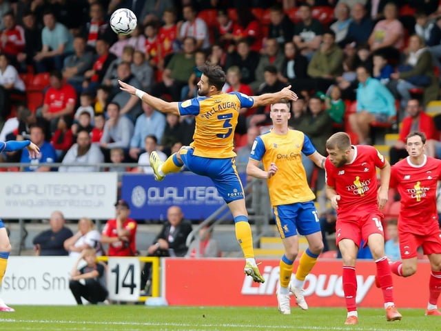 What can you say about Stags' marauding left back who turned in a magnificent, gutsy display at Carlisle for 80 minutes, despite suffering from Covid and experiencing breathing problems that forced him off? He will have had a few days to recover and Stags desperately need him out there.