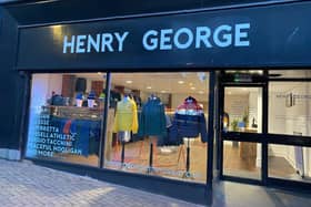 Henry George Menswear is on Queen Street.