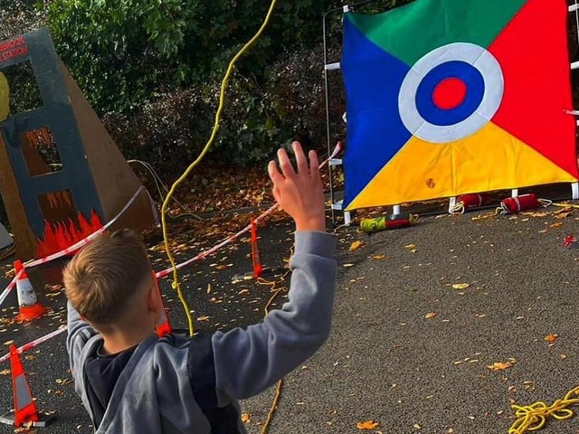 One of the many activities at the event.