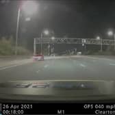 The car was clocked at 160mph on the M1.