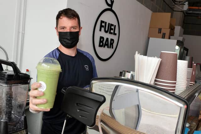 RS Fitness Studios have opened a new fuel bar. 
Manager Dominic Witton