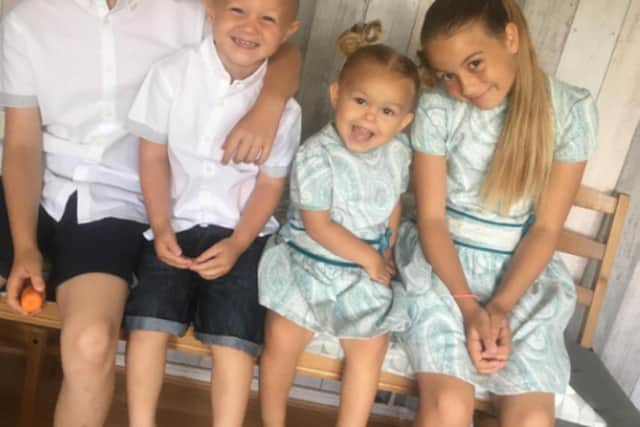 Louisianna with her siblings Lexus, Timothy and James- Dean