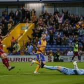 Action from the Stags v Carlisle clash tonight - Photo by Chris Holloway / The Bigger Picture.media