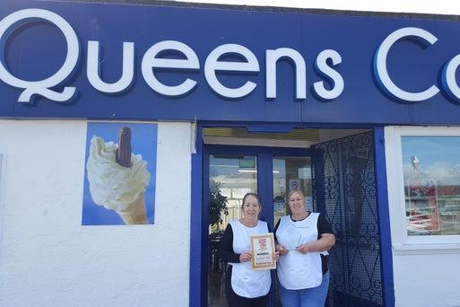 Queens Cafe, which was named the Echo's Chip Shop of the Year in 2019, has been given a 4* rating by customers on TripAdvisor.