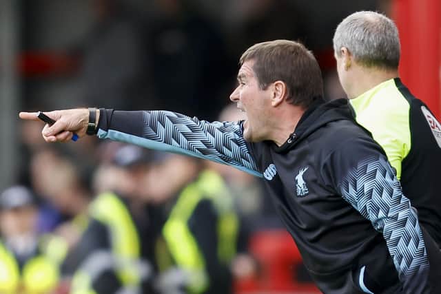 Mansfield Town manager Nigel Clough.