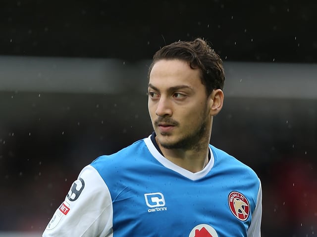 Andreas Makris is Walsall's record signing after joining in 2016/17 for £319,000.